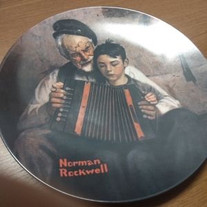 Norman Rockwell plate authentic